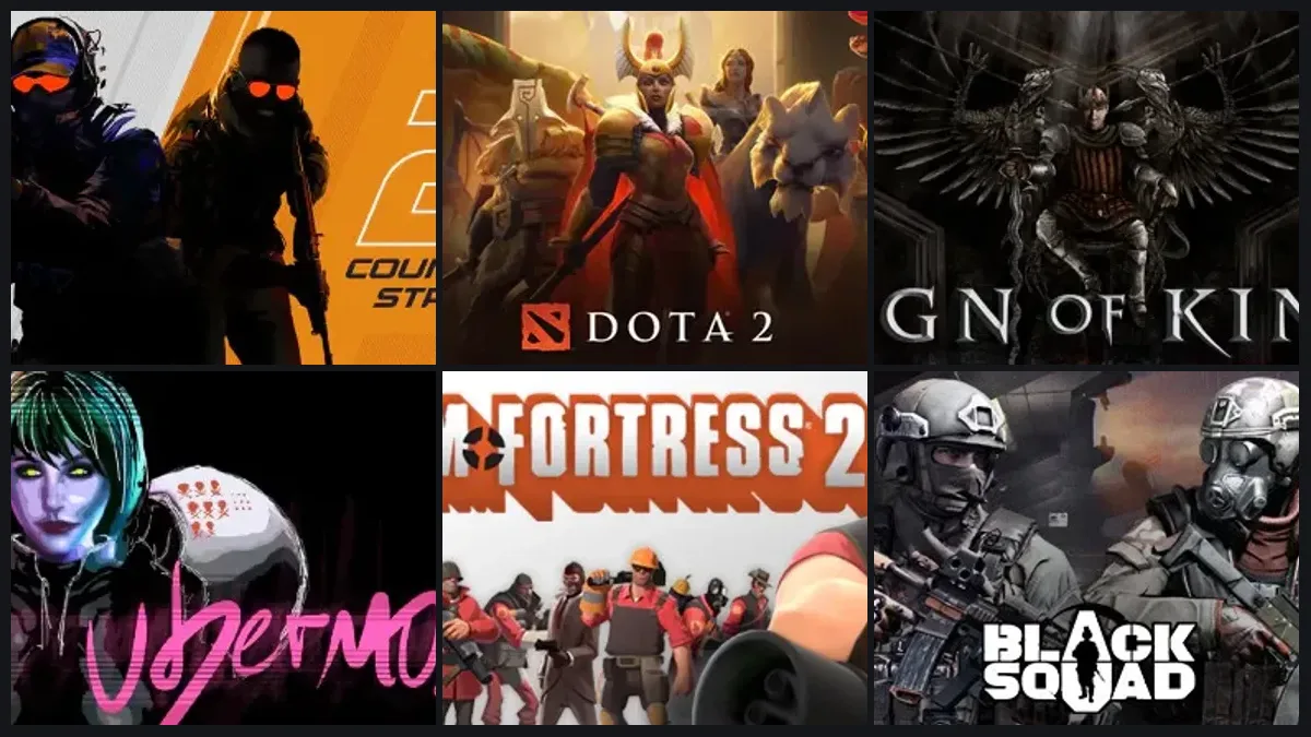 Contas de Counter-Strike 2 com rank, horas e inventário à mostra na CartGG.